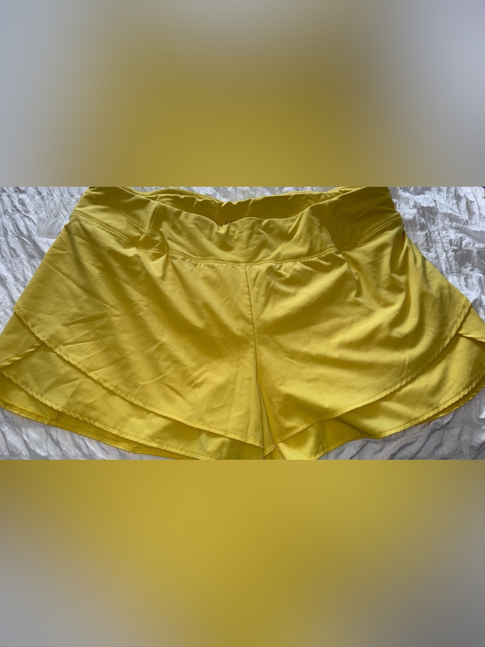 CALIA by Carrie Underwood Bright Yellow Athletic Shorts 3X